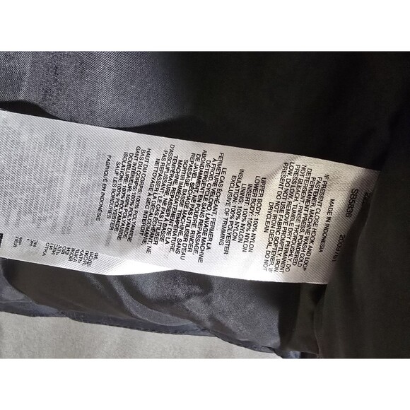 Columbia Hooded Winter Jacket Kids Small 8 Black Grey Full Zip Insulated - Picture 8 of 10